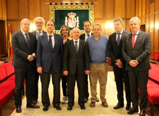 Recepción en el TSJCLM con motivo de la celebración del Congreso nacional de Derecho Tributario en Albacete